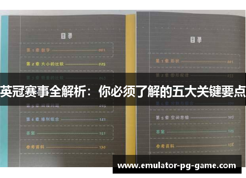 英冠赛事全解析：你必须了解的五大关键要点