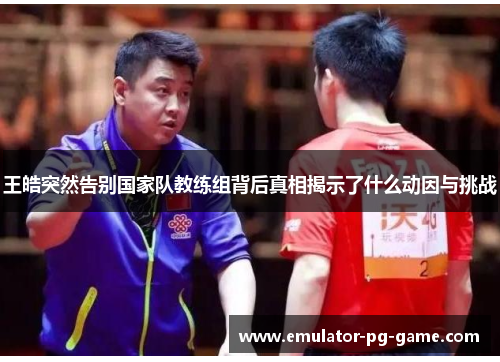 王皓突然告别国家队教练组背后真相揭示了什么动因与挑战